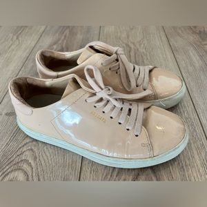 PINK Axel Arigato Women's Cap-Toe Leather Sneakers All Pink Size 6 1/2 US